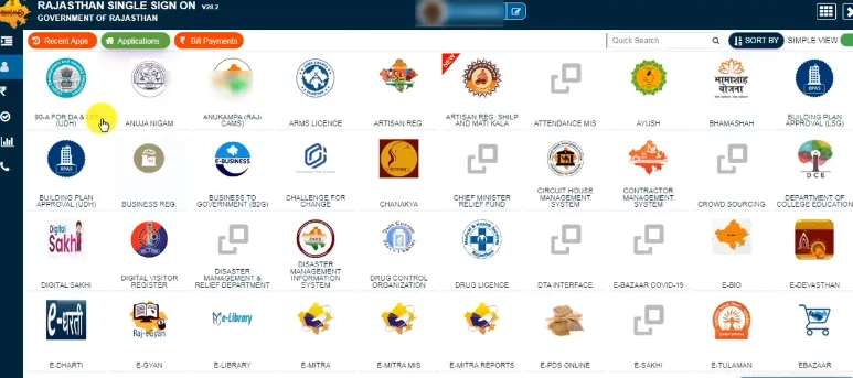 SSO ID Services Rajasthan: Login, eMitra, Online Government Services Access 1 Services Available After SSO ID Login
