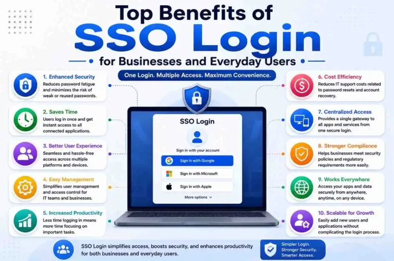 Top Benefits of SSO Login for Businesses and Everyday Users 6 Top Benefits of SSO Login for Businesses and Everyday Users
